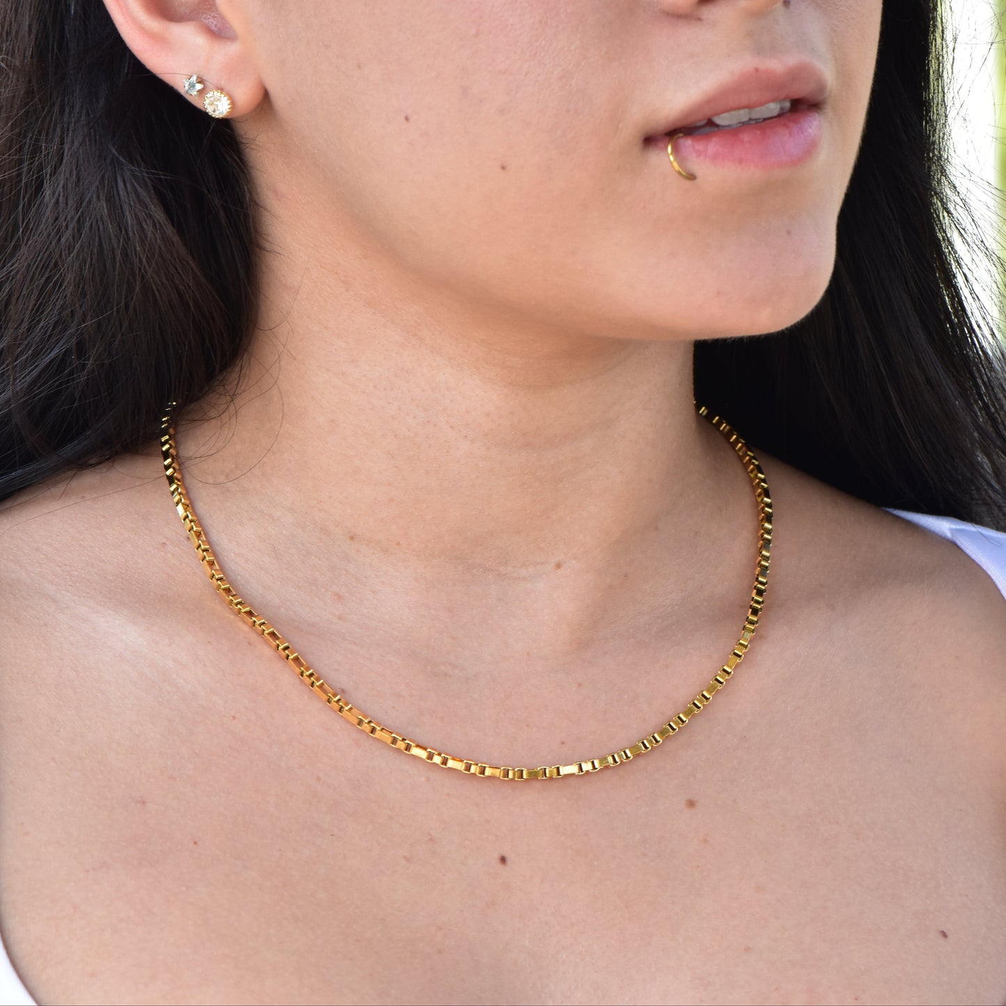 Cadena Cilindros Mujer 3mm