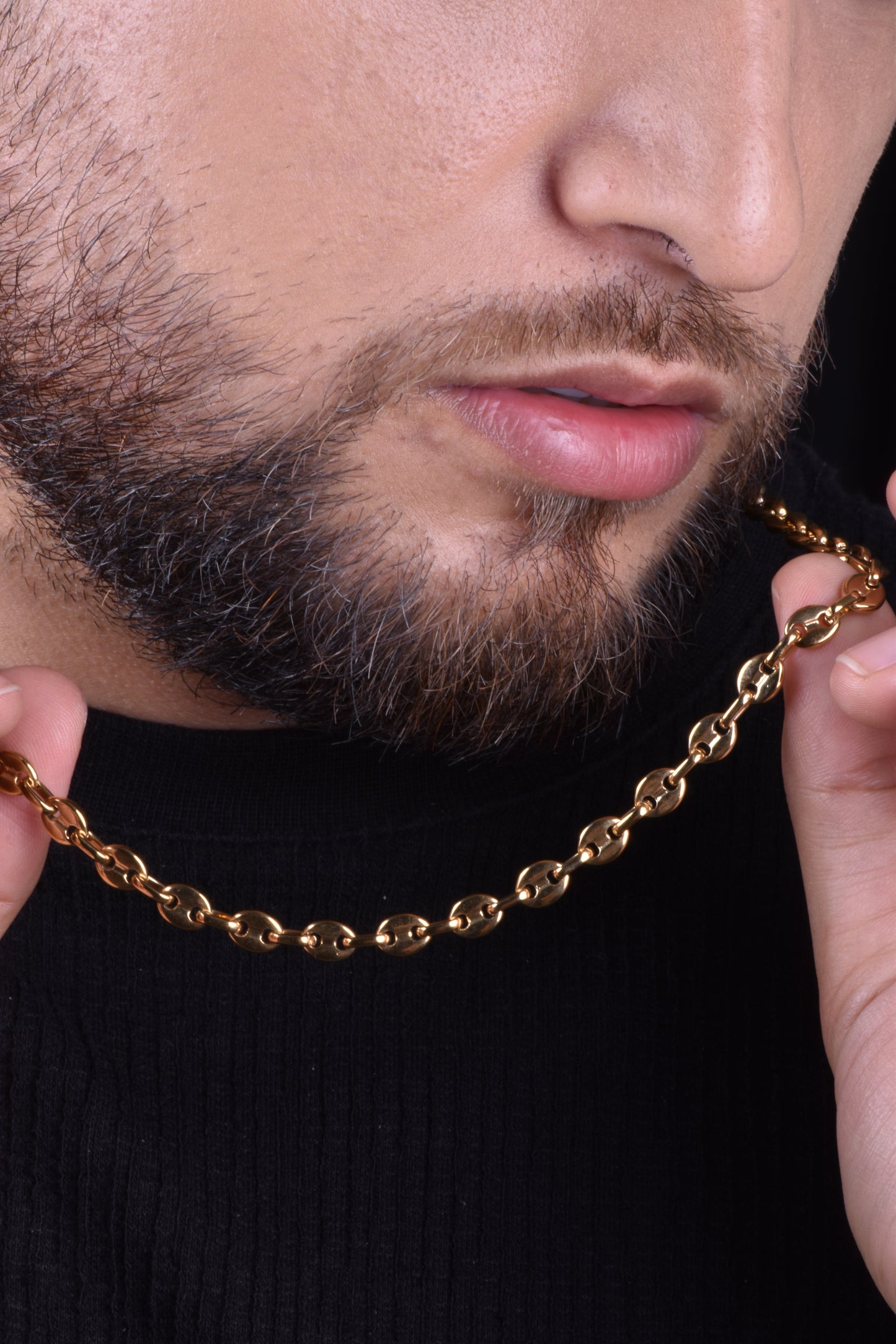 Cadena Grano de café 65cm