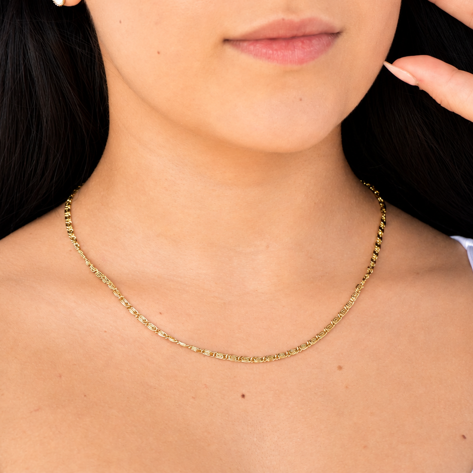 Cadena Caracol Mujer 3mm