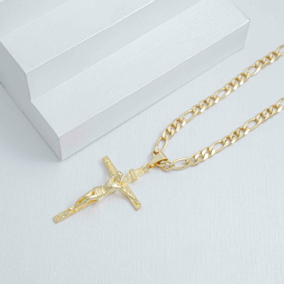 Cadena 3x1 60cm + Colgante Madero