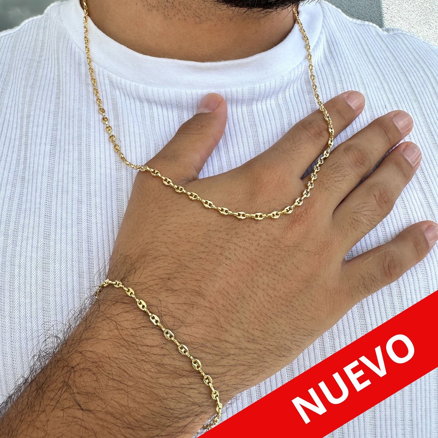 Cadena Grano de café + Pulsera