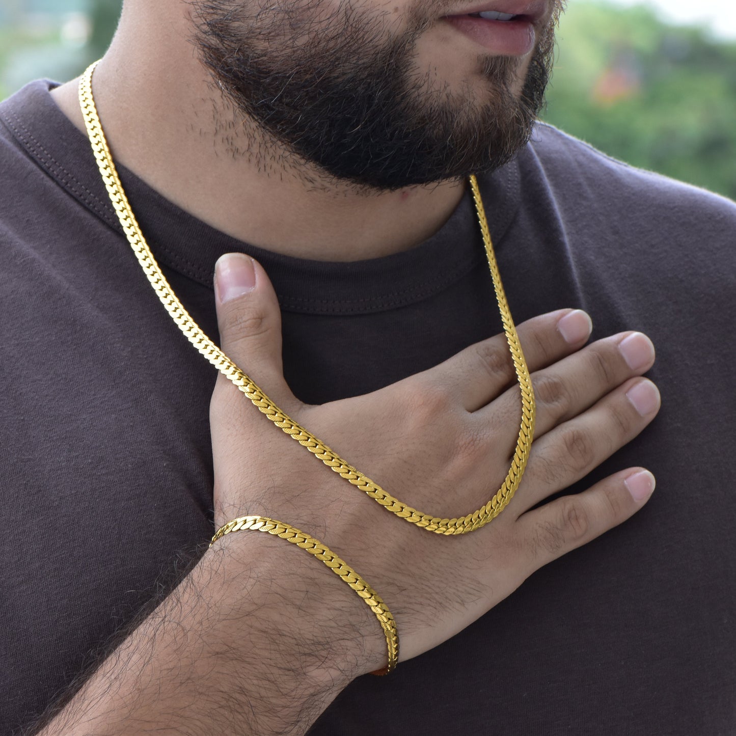 Combo Grabada Hombre + Cadena Dama Gratis