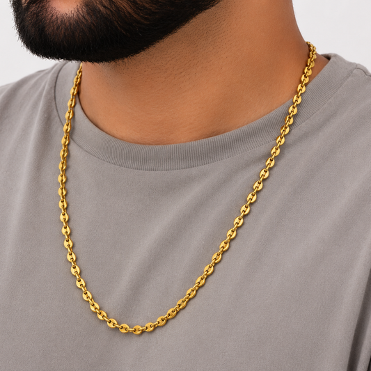 Cadena Grano de Café Hombre