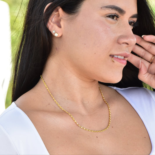 Cadena Caracol Mujer 3mm