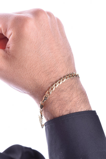 Cadena Cubana Cruzada + Pulsera