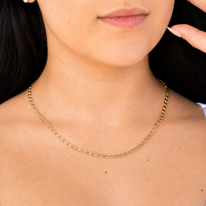 Cadena Caracol Mujer 3mm