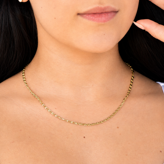 Cadena Caracol Mujer 3mm