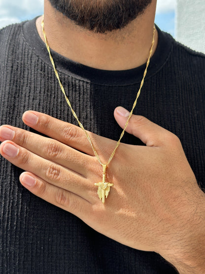 Cadena Singapur 60cms+ Dije Cruz Manto