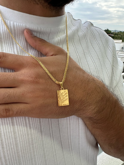 Cadena Chinesca 60cm + Colgante Salmo 23