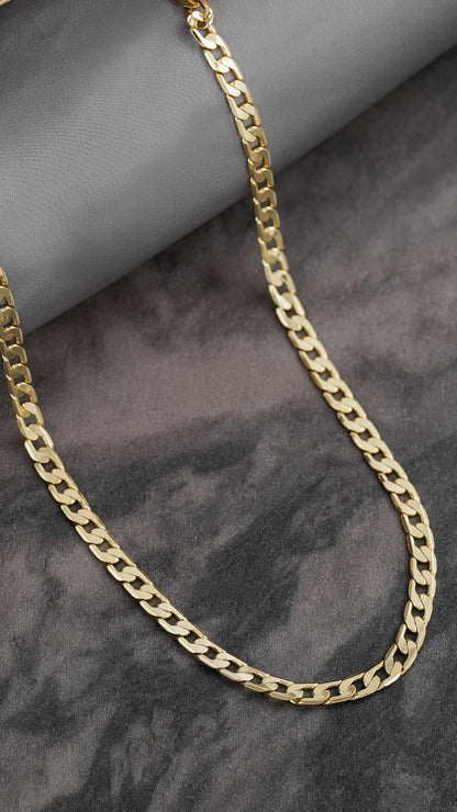 Cadena Cubana Diamantada 60cm