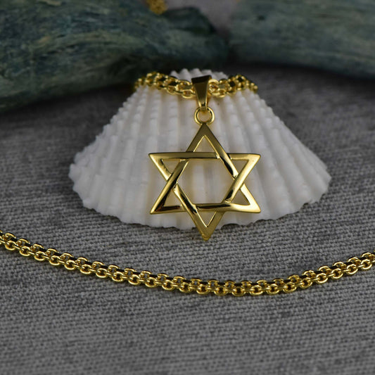 Cadena Chinesca 45 cm+ Colgante Estrella 6 Puntas