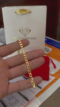 Cargar y reproducir el video en el visor de la galería, Pulsera Cubana Diamantada
