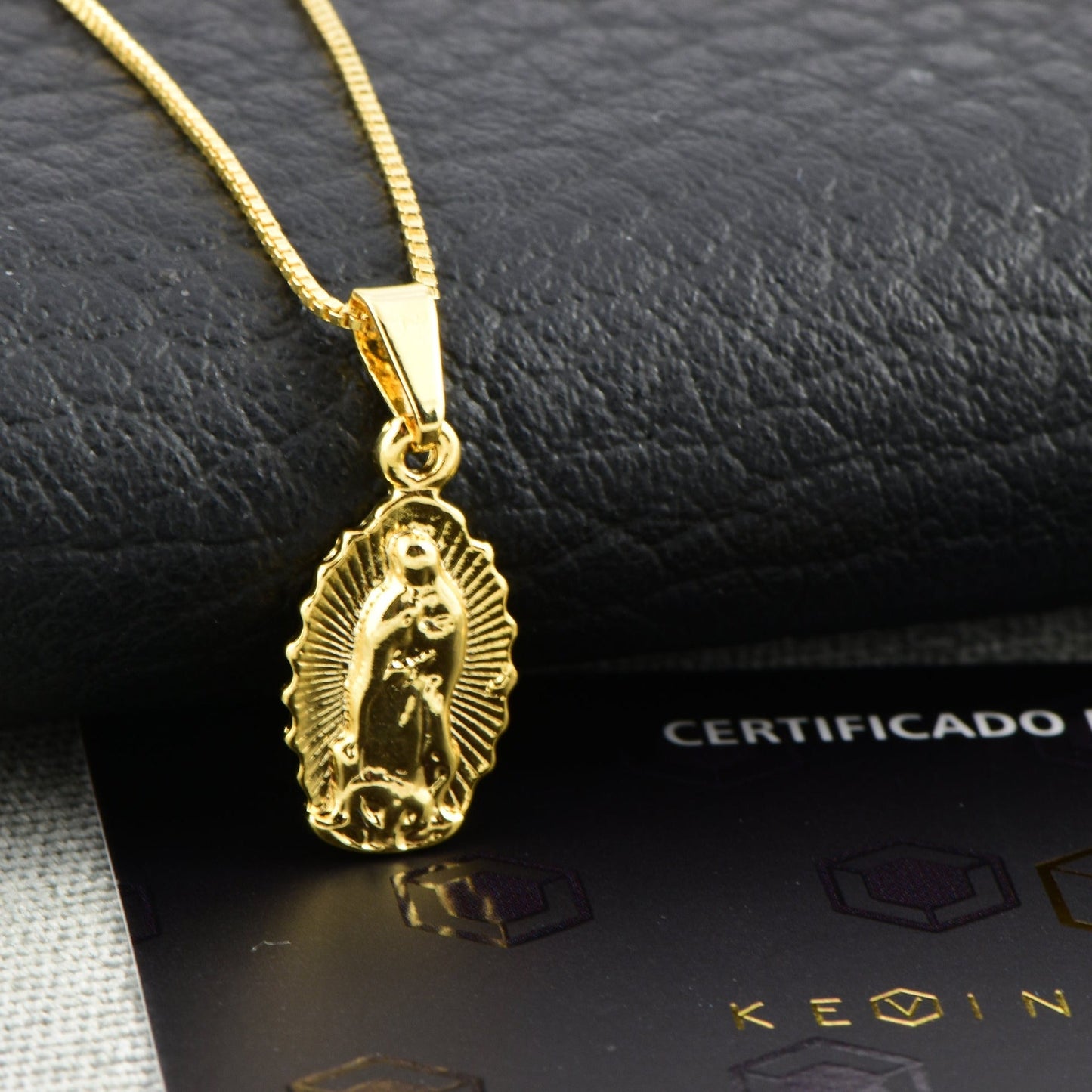 Cadena Veneciana 45cm + Colgante Virgen Guadalupe