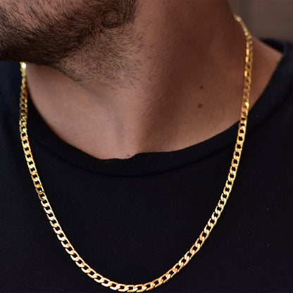 Cadena Cubana Diamantada 60cm