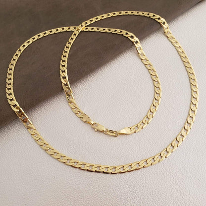 Cadena Cubana Diamantada 60cm